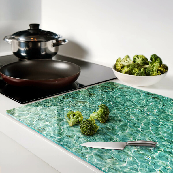 Szklana deska do krojenia Wzór wody w basenie