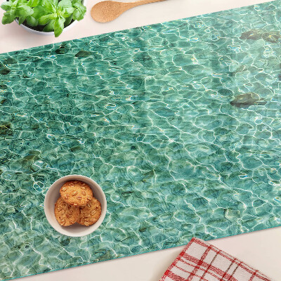 Szklana deska do krojenia Wzór wody w basenie