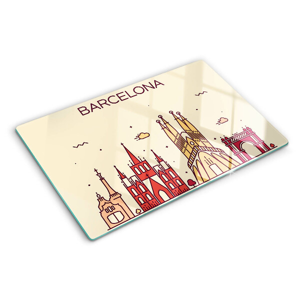 Deska kuchenna szklana Barcelona i jej architektura
