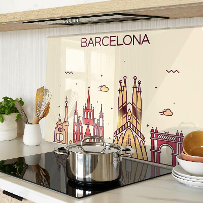 Deska kuchenna szklana Barcelona i jej architektura