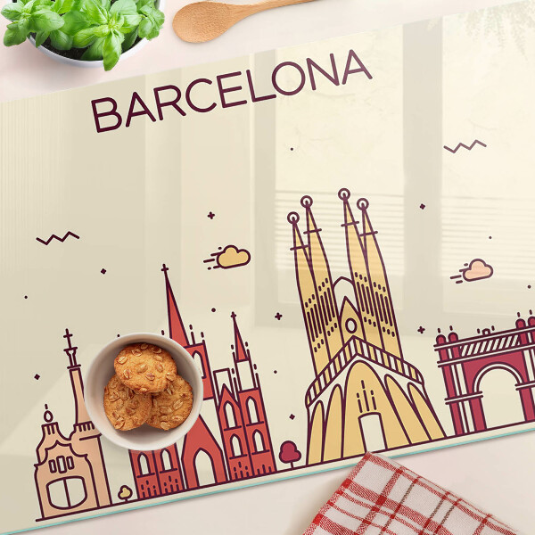 Deska kuchenna szklana Barcelona i jej architektura