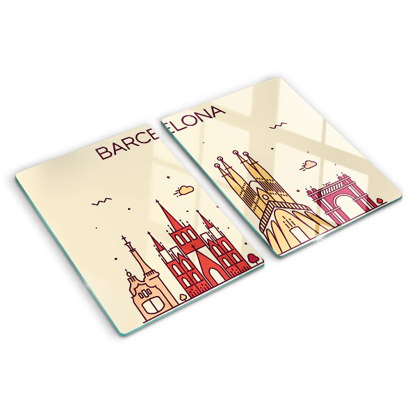 Deska kuchenna szklana Barcelona i jej architektura