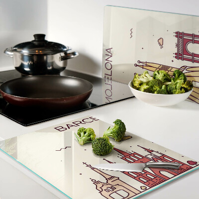 Deska kuchenna szklana Barcelona i jej architektura