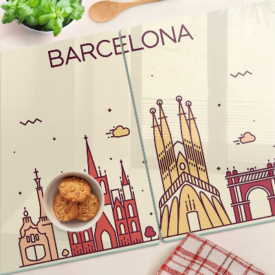 Deska kuchenna szklana Barcelona i jej architektura