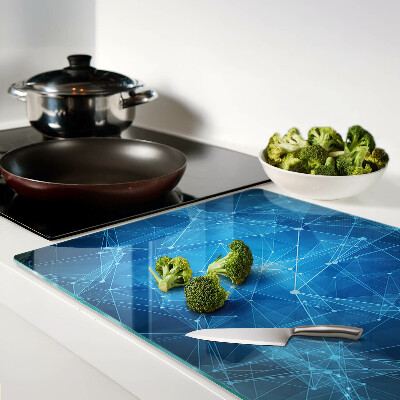 Szklana deska do krojenia Abstrakcyjny wzór geometryczny