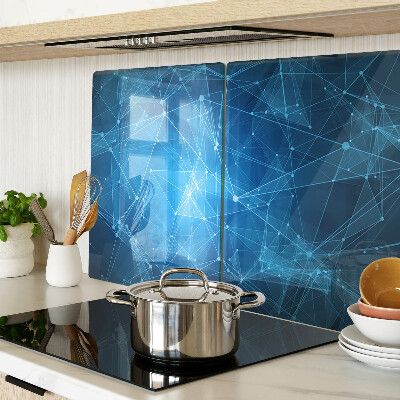 Szklana deska do krojenia Abstrakcyjny wzór geometryczny