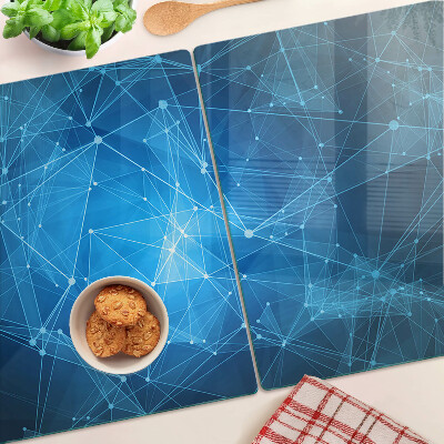 Szklana deska do krojenia Abstrakcyjny wzór geometryczny