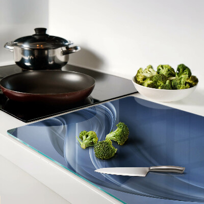 Glazen snijplanken Golven in verschillende tinten blauw