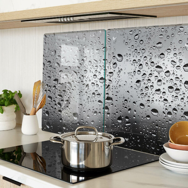 Szklana deska do krojenia Krople wody na szkle