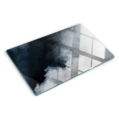 Snijplanken van glas Beslagen ramen