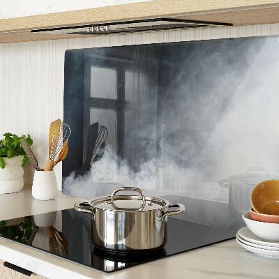 Szklana deska kuchenna Mgła i okna