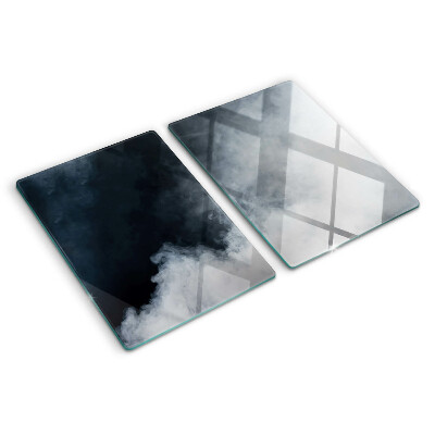 Szklana deska kuchenna Mgła i okna