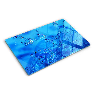 Snijplanken glas Water en luchtbellen