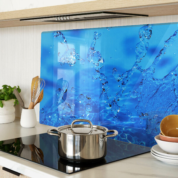 Szklana deska kuchenna Woda i bąbelki powietrza