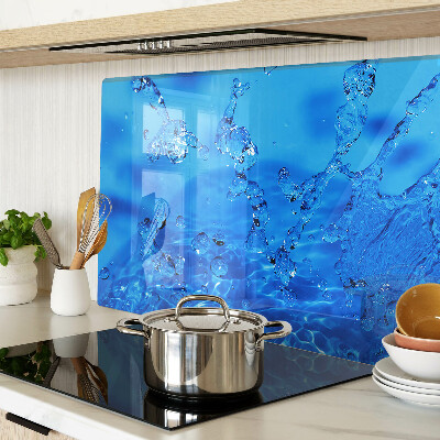 Szklana deska kuchenna Woda i bąbelki powietrza