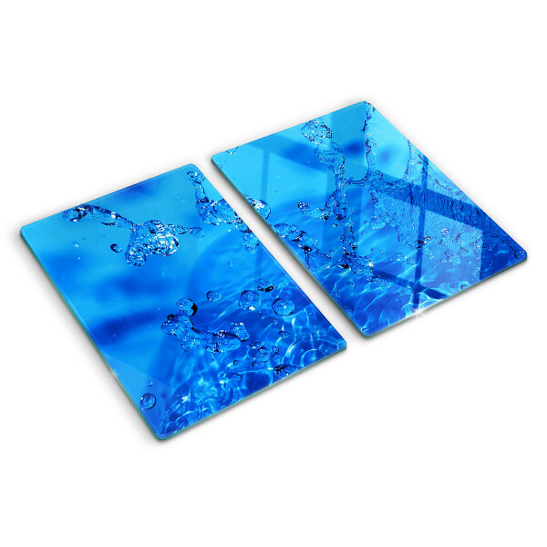 Szklana deska kuchenna Woda i bąbelki powietrza