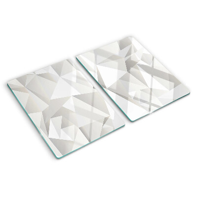 Deska kuchenna szklana Motyw geometrycznych brył