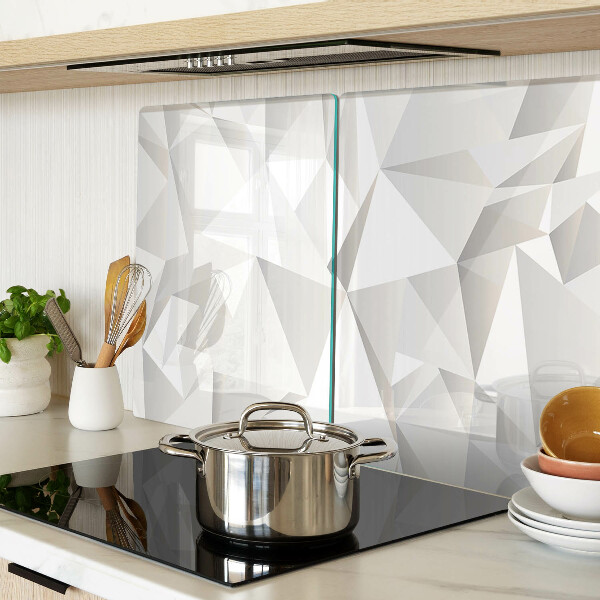 Deska kuchenna szklana Motyw geometrycznych brył