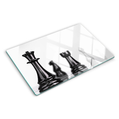 Snijplanken glas Schaak, Koning en Toren