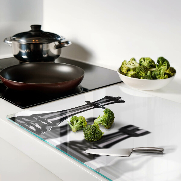 Deska kuchenna szklana Szachy, król i wieża