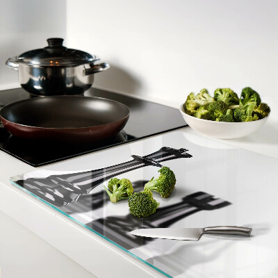 Snijplanken glas Schaak, Koning en Toren