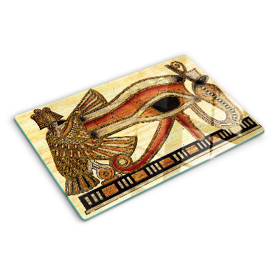 Glazen snijplanken Egyptisch hiërogliefmotief