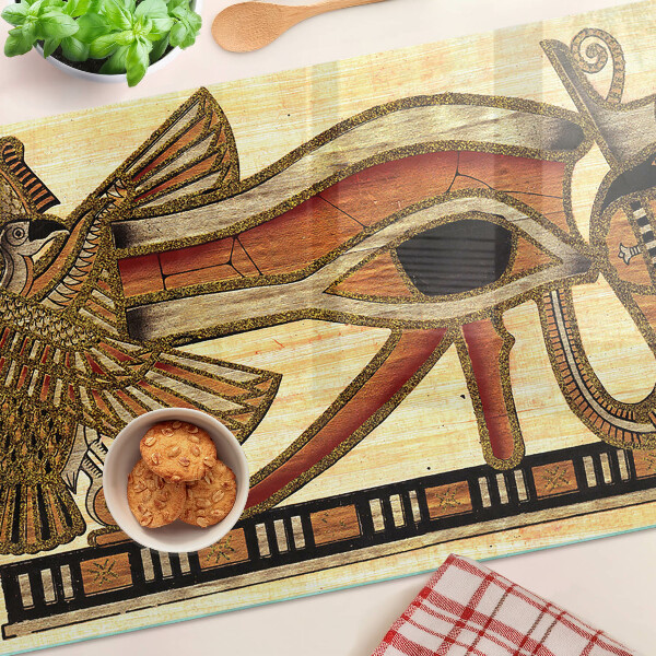 Szklana deska do krojenia Motyw egipskiego hieroglifu