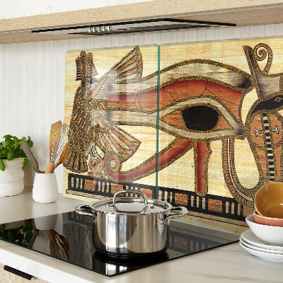 Glazen snijplanken Egyptisch hiërogliefmotief
