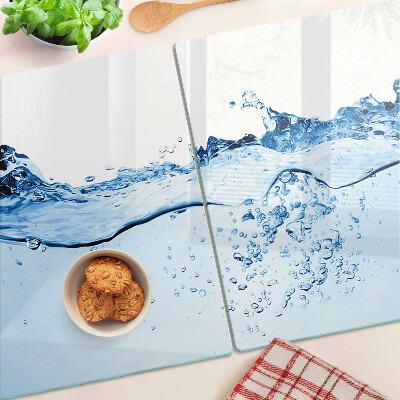 Szklana deska do krojenia Motyw wody