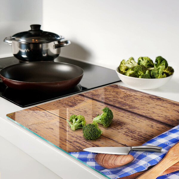 Snijplanken glas Keukenthema met houten accessoires