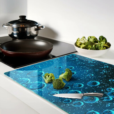Szklana deska do krojenia Bąbelki w wodzie