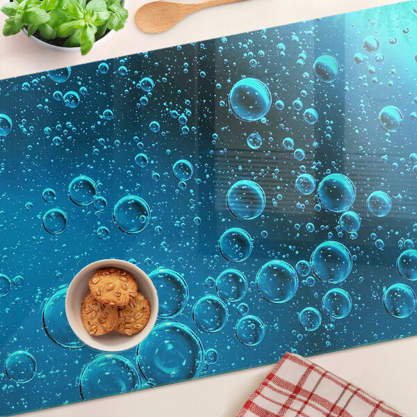 Szklana deska do krojenia Bąbelki w wodzie