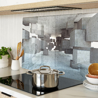 Glazen snijplanken Abstracte ruimtelijke compositie