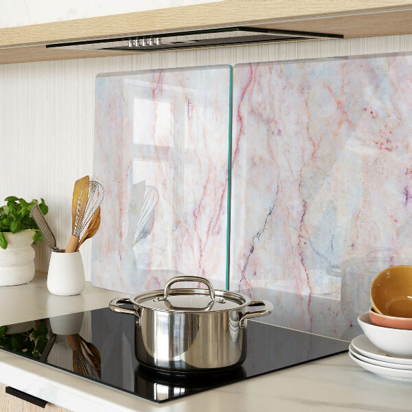 Glazen snijplanken Marmerpatroon in roze tinten