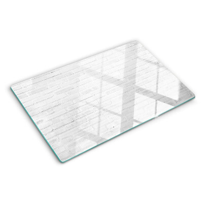 Snijplanken glas Bakstenen muur in minimalistische stijl