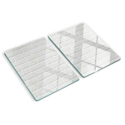 Glazen snijplanken Bakstenen muur