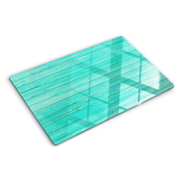 Glazen snijplanken Turkooizen vloerplanken