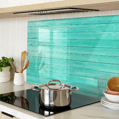 Szklana deska kuchenna Turkusowe deski podłogowe