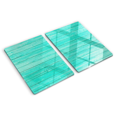 Szklana deska kuchenna Turkusowe deski podłogowe