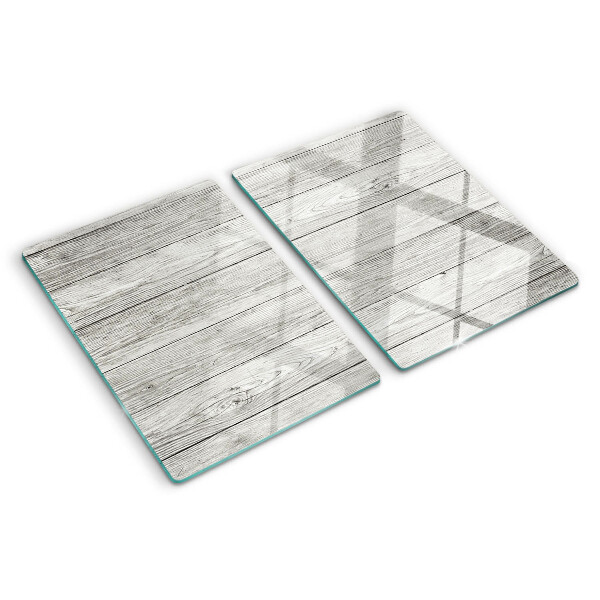 Szklana deska kuchenna Deska drewniana w odcieniach szarości