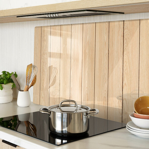 Deska kuchenna szklana Deska drewniana w jasnym kolorze