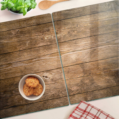 Deska kuchenna szklana Deska drewniana z oknem