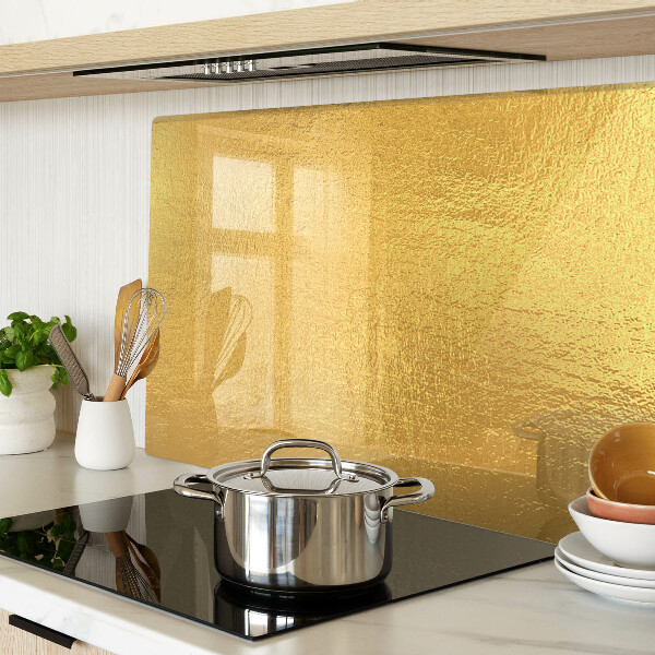 Szklana deska do krojenia Złota powierzchnia z refleksami