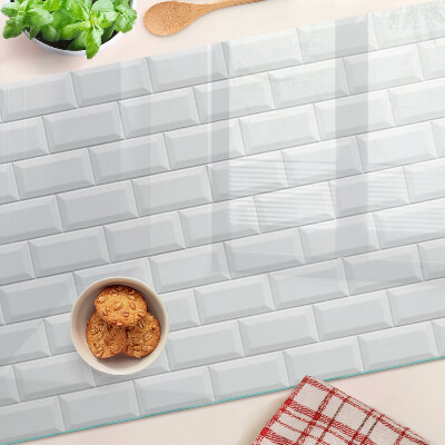 Szklana deska do krojenia Ceglana ściana