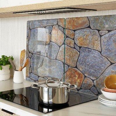 Szklana deska kuchenna Kamienny wzór z teksturą