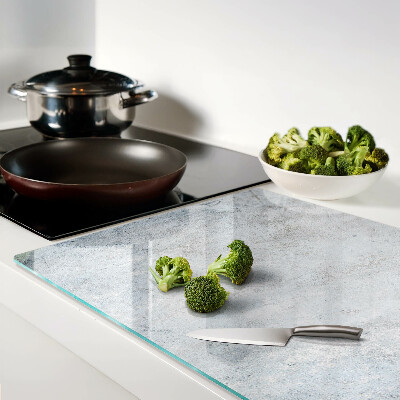 Szklana deska kuchenna Betonowy efekt z odbiciem