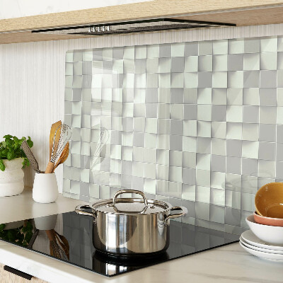 Deska kuchenna szklana Mozaika w odcieniach szarości