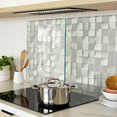 Deska kuchenna szklana Mozaika w odcieniach szarości