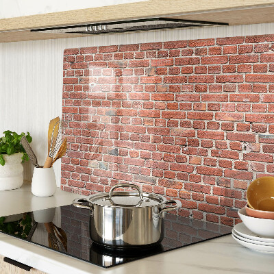 Szklana deska do krojenia Ceglana ściana