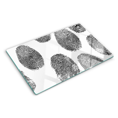 Snijplanken glas Vingerafdrukken